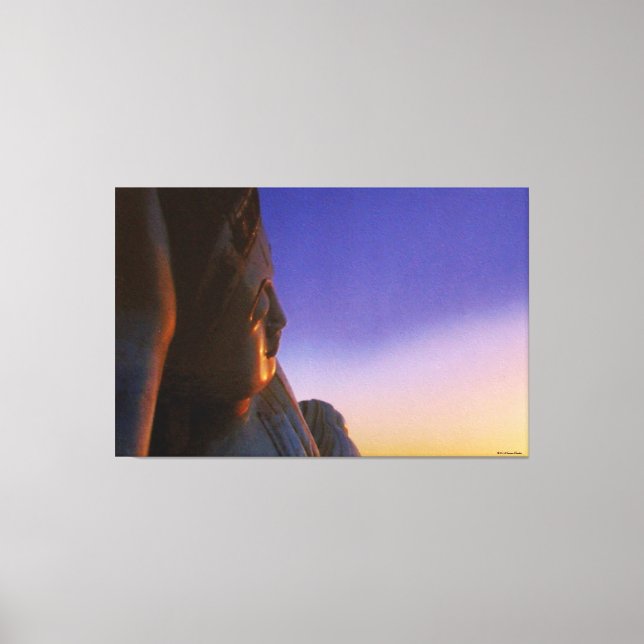 Sunrise In The East Wrapped Canvas Print (Front)