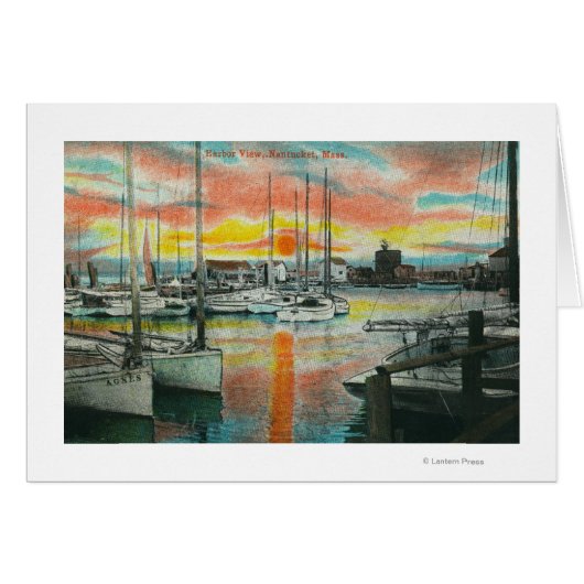 Sunrise in the Harbor Cards (Front Horizontal)