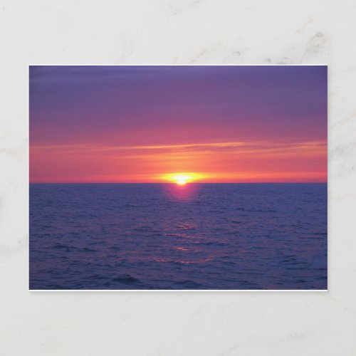 Sunrise In The Med Postcard