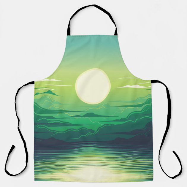 Premium AI Image | White Chef Apron On Grey Background