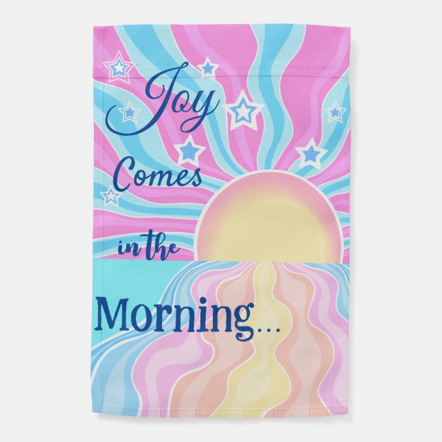 Sunrise: Joy Comes in the Morning, Harris Campaign Garden Flag (Back)