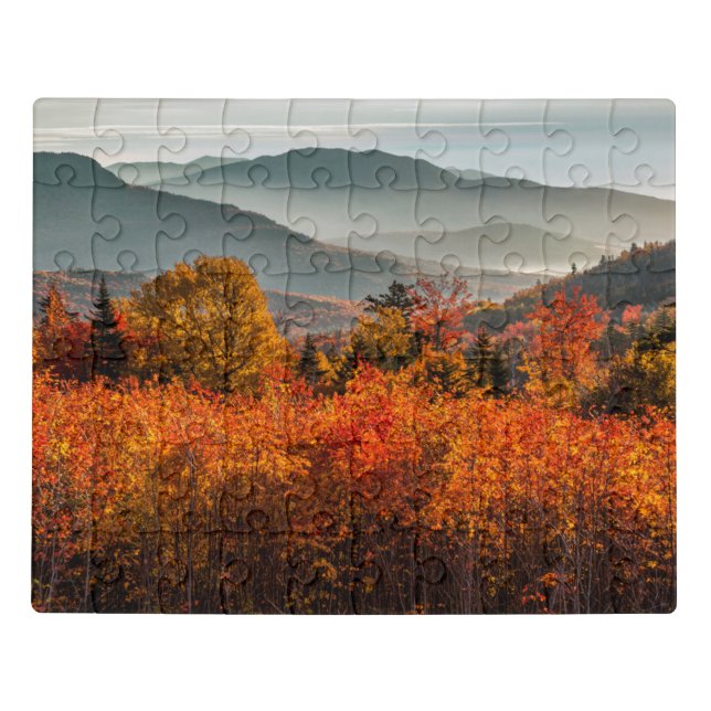 Sunrise Kancamagus Highway Overlook New Hampshire Jigsaw Puzzle (Puzzle Horizontal)