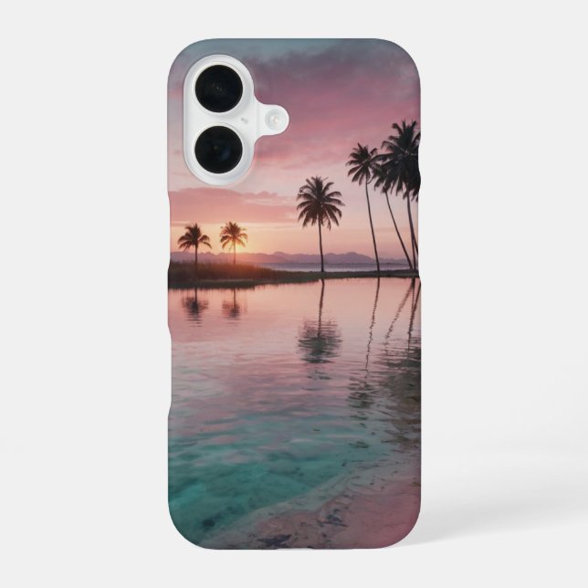 Sunrise Lagoon Iphone Case (Back)