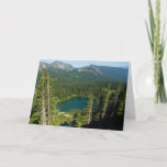 Sunrise Lake from Above at Mount Rainier Park Card