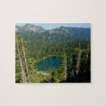 Sunrise Lake from Above at Mount Rainier Park Jigsaw Puzzle