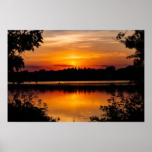 Sunrise Lake PosterWall Decor