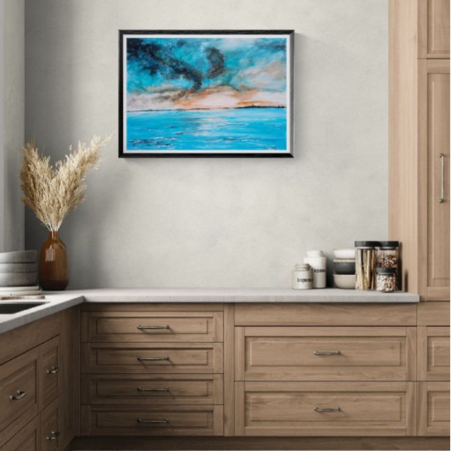 Sunrise Landscape Painting Poster (Creator Uploaded)