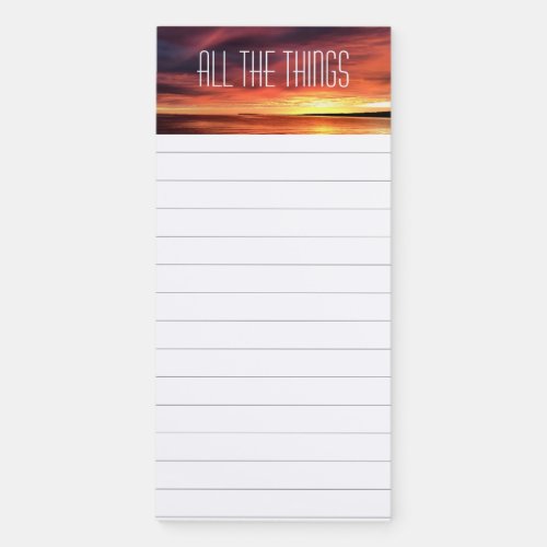 Sunrise_Magnetic Notepad