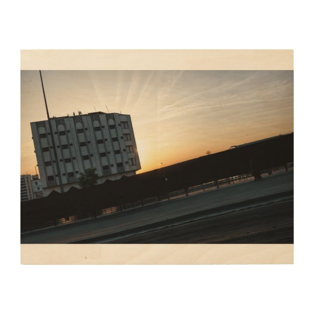 Sunrise Medina KSA June 2024 Photo 18 Wood Wall Art (Front)
