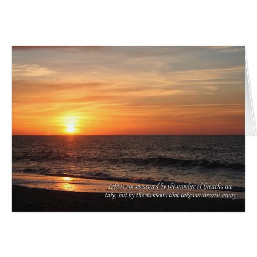 Sunrise Memories Cards (Front Horizontal)