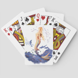 Sunrise Mermaid by Scot Howden Poker Cards