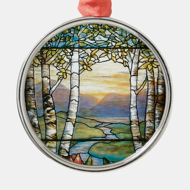 Sunrise Metal Ornament (Front)