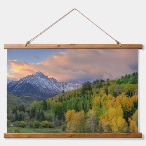 Sunrise Mt Sneffels Landscape Colorado Hanging Tapestry