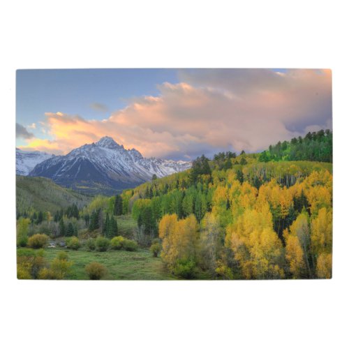 Sunrise Mt Sneffels Landscape Colorado Metal Print