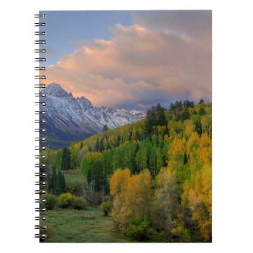 Sunrise Mt Sneffels Landscape Colorado Notebook