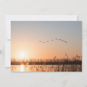 Sunrise Nature Photo Card