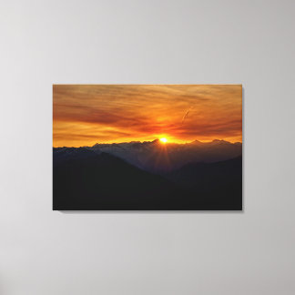 Sunrise North Cascades Canvas Print