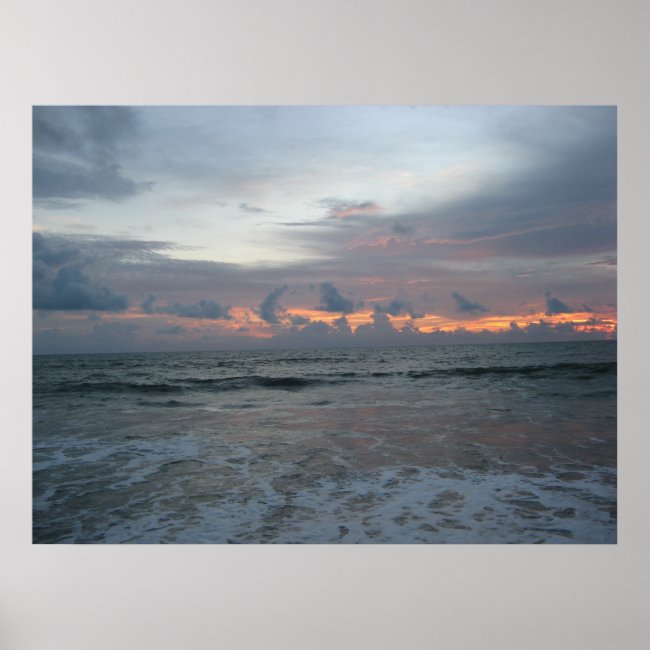 Sunrise Ocean Beach Clouds