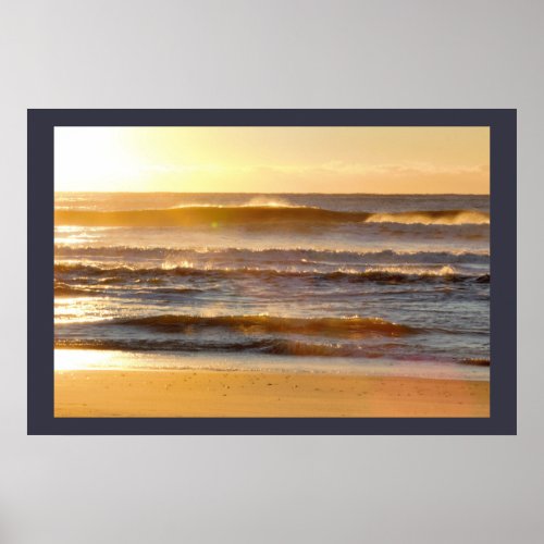 Sunrise Ocean Photo Poster