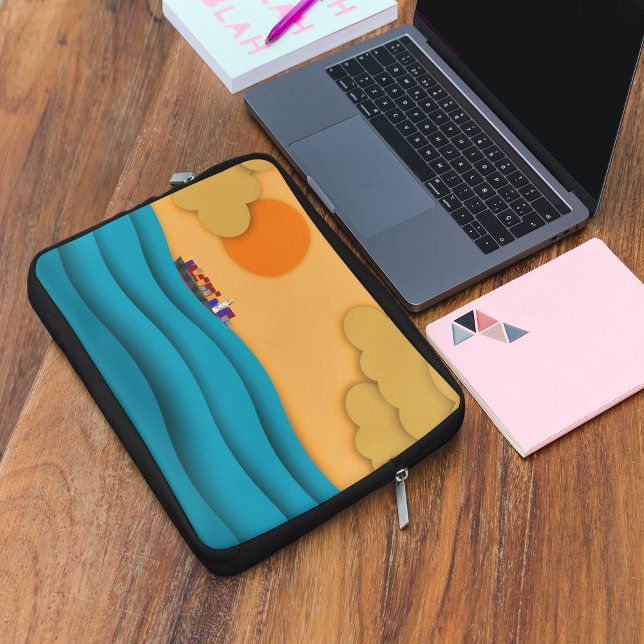 Sunrise Ocean Ship Sun Sunset Laptop Sleeve (Sunrise Ocean Ship Sun Sunset Laptop Sleeve)