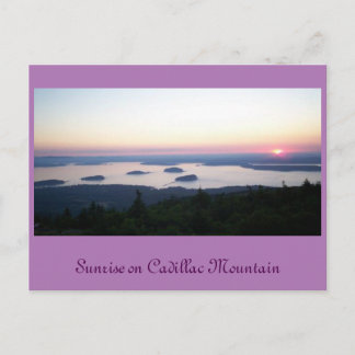 Sunrise on Cadillac Mt., Postcard