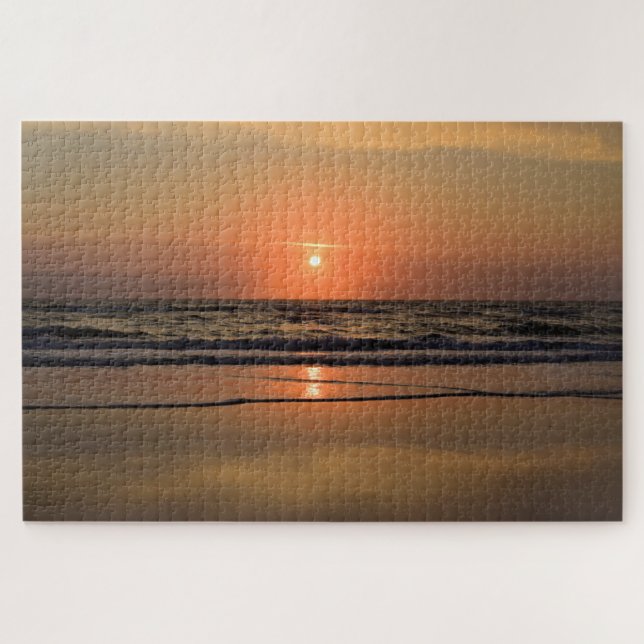 Sunrise on Cocoa Beach, Florida  -  20x30 Jigsaw Puzzle (Horizontal)