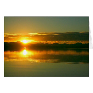 Sunrise on Lake Yellowstone (blank inside) Cards
