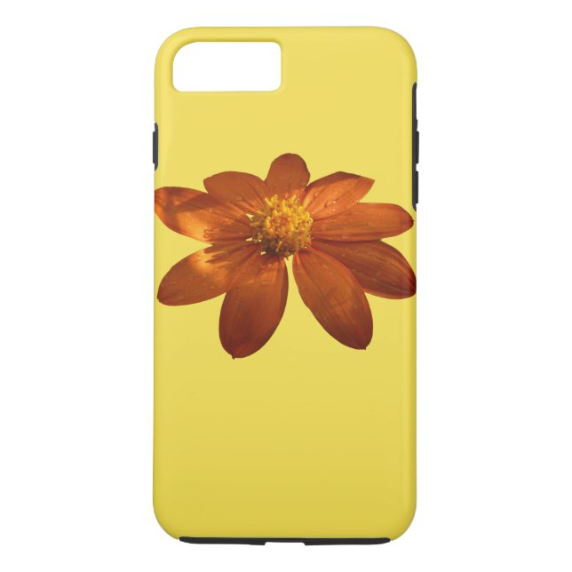 Sunrise on Mexican Sunflower Orange Floral Case-Mate iPhone Case (Back)