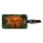 Sunrise on Mexican Sunflower Orange Floral Luggage Tag