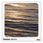 Sunrise on Ocean Waters Blue Abstract Photography Wall Sticker