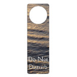Sunrise on Ocean Waters Calming Photography Door Hanger
