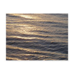 Sunrise on Ocean Waters Calming Photography Postcard