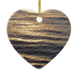 Sunrise on Ocean Waters Ceramic Ornament