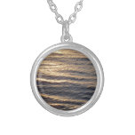 Sunrise on Ocean Waters Silver Plated Necklace