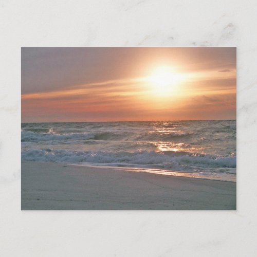 Sunrise on Pensacola Beach postcard