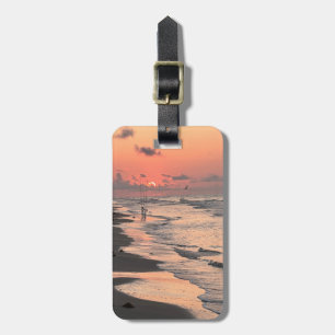 Sunrise on Texas Coast, personalized Luggage Tag