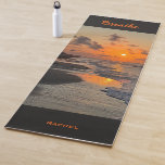 Sunrise On Texas Coast, Personalized  Yoga Mat at Zazzle