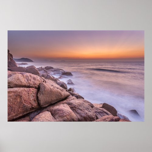 Sunrise On The Beach Guarda Do Embau Poster