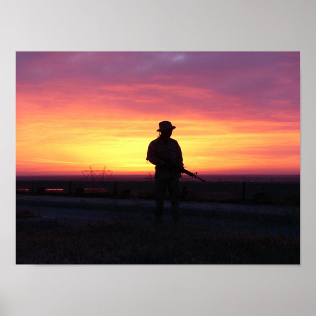 Sunrise on the Euphrates Poster (Front)