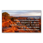 Sunrise on the Grand View Trail at CO Monument Business Card Magnet