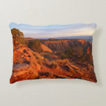Sunrise on the Grand View Trail at CO Monument Decorative Pillow