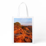 Sunrise on the Grand View Trail at CO Monument Grocery Bag