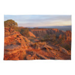 Sunrise on the Grand View Trail at CO Monument Kitchen Towel