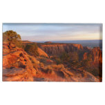 Sunrise on the Grand View Trail at CO Monument Place Card Holder