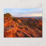 Sunrise on the Grand View Trail at CO Monument Postcard