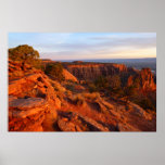 Sunrise on the Grand View Trail at CO Monument Poster