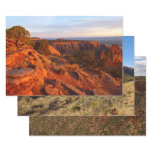 Sunrise on the Grand View Trail at CO Monument Wrapping Paper Sheets