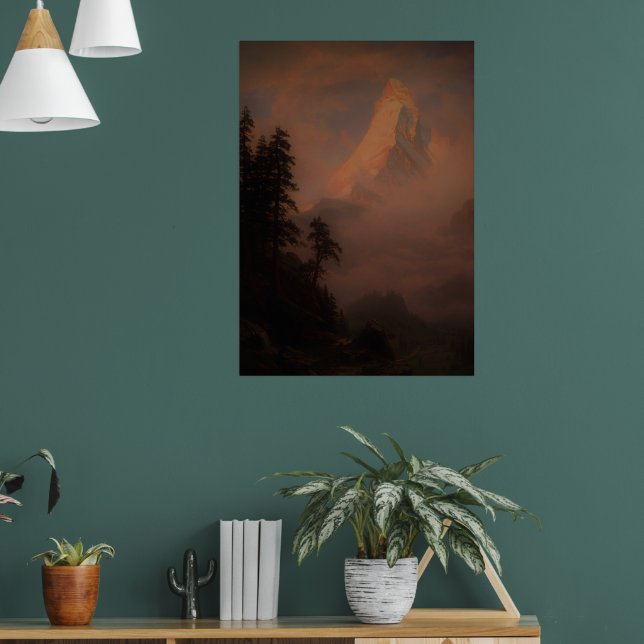 Sunrise On The Matterhornafter 1875 -  Poster (Living Room 1)