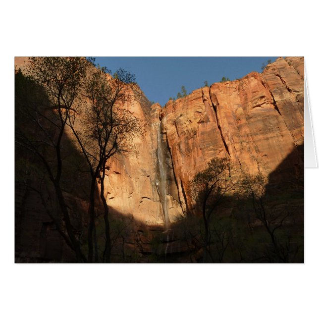 Sunrise on the Riverside Walk Trail at Zion (Front Horizontal)