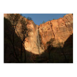 Sunrise on the Riverside Walk Trail at Zion Poster